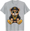 Magical and Funny Teddy Bear Gifts Cool Teddy Bear Hip Hop T-Shirt - Heather Grey