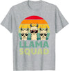 Funny Llama Gift Llama Lover Accessories & Stuff Funny Llama Design for Men Women Llama Alpaca Farm Animal T-Shirt - Heather Grey