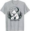 Polar Bear Lover Tees NYC Polar Bear Hugs Mama Baby Mothers Day Mom Daughter Son T-Shirt - Heather Grey