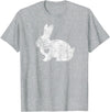 Love Bunny Rabbit Lover Animal Pet Owner Easter Gift T-Shirt in Heather Grey