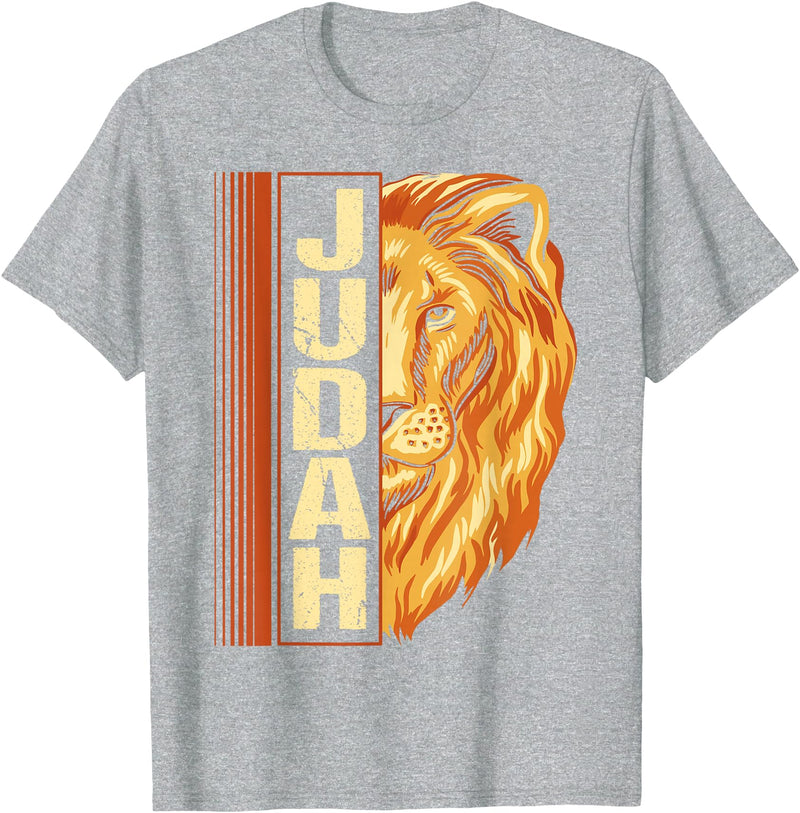 Hebrew Israelite Judah lion Lion of Judah Lion Hebrew Israelites jewish T-Shirt - Heather Grey