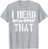 Daneisyista Vintage Cow Beef Butcher Farmer Gift T-Shirt - Heather Grey