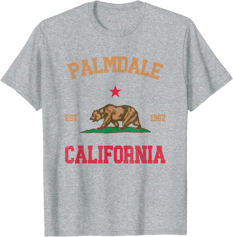Palmdale California CA Designs Palmdale California T-Shirt - Heather Grey