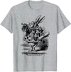 Cute Rabbit Lover Bunny Graphic T-Shirt (Slate Grey) in Heather Grey