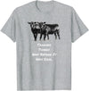 Cow Angus Tagging Things Way Before It Was Cool Black Angus T-Shirt - Heather Grey