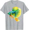Bettas Betta Lovers Shop Bettas Betta Fish Betta T-Shirt - Heather Grey