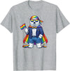LGBTQ Polar Bear Lovers Costume for Boy Girl Funny Polar Bear LGBT Rainbow Lesbian Gay Pride Women Men T-Shirt - Heather Grey