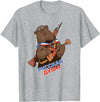 Russian Language Bear Clothing Funny Traditional Russian Bear Russian Soul T-Shirt - Heather Grey