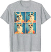 Tie-Dye Animal Groovy Llama Lover Men Women Kids Colorful Hippie Llama Wearing Tie Dye Llama Lovers T-Shirt - Heather Grey