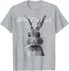 Retro Who the F_ck Is Alice Funny Rabbit T-Shirt in Heather Grey