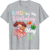 H1Shop Happy Birthday Born On May 28 OMG It's My Birthday Born On May 28th Girl with Present Bear T-Shirt - Heather Grey