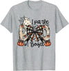 Funny I Put The In Boujee Tee Shirt I Put The In Boujee Bow Halloween T-Shirt - Heather Grey