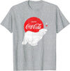 Coca-Cola Polar Bear Bottle Balance T-Shirt - Heather Grey
