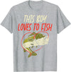 BoredKoalas Fish Fishing Shirts Fisherman Gifts This Boy Loves To Fish Bass Fishing Family Matching Men Gift T-Shirt - Heather Grey