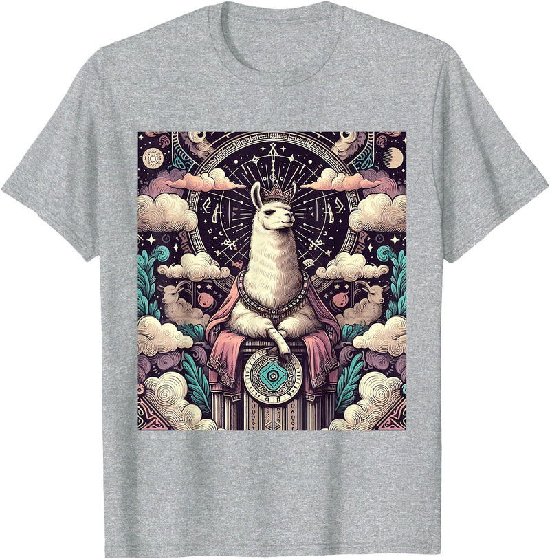 Check out my Llama Shirts Llama tarot card T-Shirt - Heather Grey