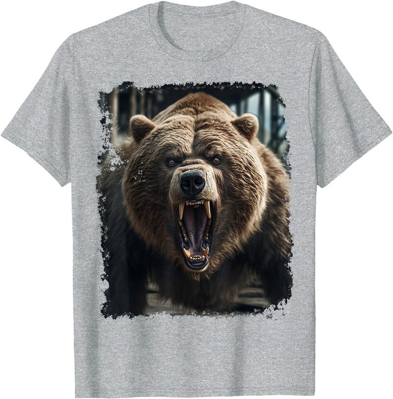 Noah&Friends Vintage Bear T-Shirt - Heather Grey