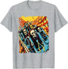 Amortuus Skeleton Roller Coaster T-Shirt - Heather Grey
