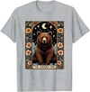 Funny I Choose the Bear Tarot Card Women Girls Trending T-Shirt - Heather Grey