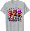 Highland Cow Bingo Player Gambler Lottery Player Highland Cow Bingo Squad Player Gambler Lottery Game Lovers T-Shirt -