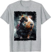 Guinea Pig Lovers Guinea Pig Tees Guinea Pig Shirt Furry Potato Watercolor Guinea Pig Funny T-Shirt - Heather Grey
