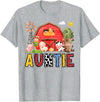 Farm Cow Birthday Boy Party Matching Auntie Farm Cow Birthday Boy Matching Family Matching T-Shirt - Heather Grey