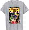 Velleity Studios Horror Comic Book Cover Chamber of Chills 19 T-Shirt - Heather Grey