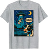 CowAxis1 Funny Cow Meme UFO Alien Zoo Boys Girls Kids T-Shirt - Heather Grey