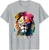Lion Safari Sunglasses Gift Ideas & Designs Lion sunglasses T-Shirt - Heather Grey