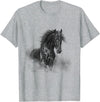 Animal Lover Themed Graphic Art Designs Horse Lover Design For Men & Women T-Shirt - Heather Grey