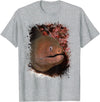 Eel Photo Aquarium Ocean Animal Splatter Art Moray Eel Photo Ocean Animal Splatter Art Aquarium Tee T-Shirt - Heather Grey