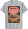 Just Waiting for Halloween Tarot Card art Halloween Tarot Card Spooky Summer Skeleton Just Waiting T-Shirt - Heather Grey