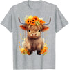 Western Shirts for Girls Men, Highland Cow Gifts Cow, Scottish Highland Cow, Western Wear, Highland Cow T-Shirt - Heather