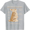 Rabbit Anatomy Bunny Lover Animal Pet Owner T-Shirt in Heather Grey