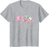 Peppa Pig Party Time Peppa & Suzy Logo Youth T-Shirt - Heather Grey