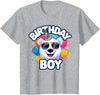 Kids Polar Bear Shirts Kids Birthday Boy Polar Bear Kids T-Shirt - Heather Grey