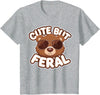 Kids Brown Bears Shirts Cute Brown Bear Kids T-Shirt - Heather Grey