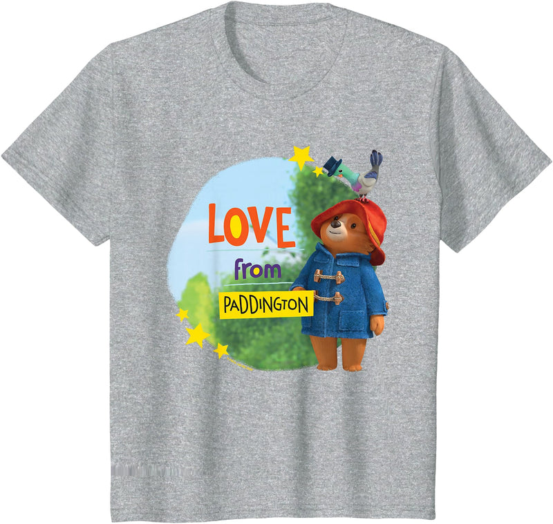 The Adventures of Paddington Love from Bear Kids T-Shirt - Heather Grey